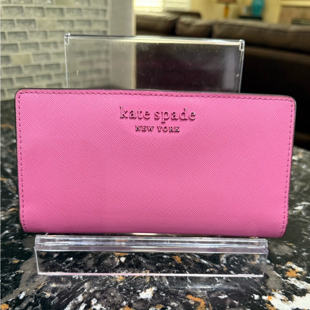 Kate Spade Darcy Slim Pink Wallet